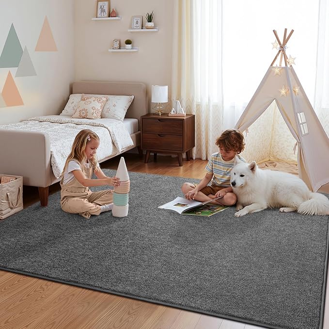 Pettop 5x7 Black Grey Area Rugs - Image 4