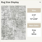 Soalmost 6x9 Abstract Area Rugs - Image 5