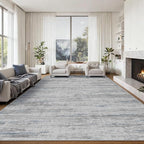 8x10 Area Rugs for Living Room, Modern Abstract Non-Slip Backing Washable Rugs by Unknown