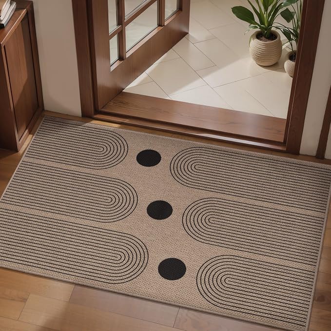 Tangsoo Rainbow Easy Jute Rug 2x4 Small Rugs - Image 2