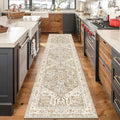 Yamaziot Washable Runner Rug, 3x10 Non-Slip Boho Vintage Hallway Rug by Yamaziot