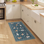 DUKINO 2x4 Runner Rug for Entryway, Animal Dog Print Washable Kitchen Rug - Image 3