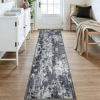 RELEANY Washable Area Rugs 2x9 Non-Slip Modern Abstract Soft - Image 2