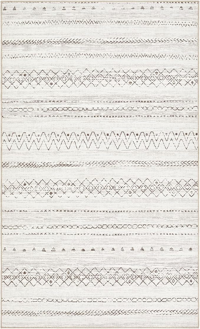 cotiled 3x5 Area Rugs Living Room Rug: Washable Boho Rugs - Image 6