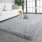 TWINNIS Super Soft Shaggy Rugs Fluffy Carpets, 7x10 Feet, Indoor Modern Plush by TWINNIS