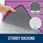 OLANLY Memory Foam Bath Mat 24x16, Super Soft Absorbent Bathroom Rugs, Quick Dry - Image 7