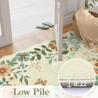 Lahome Floral Washable Rugs 8x10, Non-Slip Soft 8x10 Rugs - Image 5
