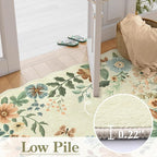 Lahome Floral Entryway Rug, 2x4 Washable Kitchen Rugs Non Slip Ultra-Thin - Image 5
