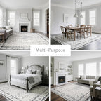 Srugn Washable Rugs 8x10 Area Rugs - Image 5