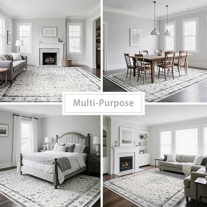 Srugn Washable Rugs 8x10 Area Rugs - Image 5