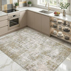 4x6 Area Rugs Washable Living Room Rug-No Slip Soft Carpets Modern Abstract - Image 5