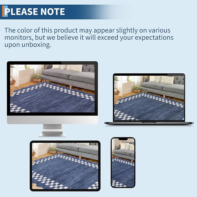 Rug Runners for Hallways 2x8 Washable Kitchen Runner Rug Non Slip Low Pile - Image 9