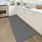 KOZYFLY Woven 2x7 Washable Kitchen Runner Rug, Non Slip Runners - Image 2