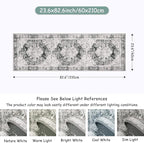 Moynesa Ultra-Thin Washable Runner Rug 2x7 - Image 2