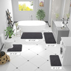 OLANLY Large Bathroom Rugs 70x46, Extra Soft Absorbent Chenille Bath Rugs - Image 2