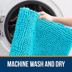 OLANLY Large Bathroom Rugs 44x32, Extra Soft Absorbent Chenille Bath Rugs - Image 5