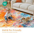 Rugflix 3x5 Entrance Rugs, Entry Rug Washable Non-Slip Stain-Resistant Low Pile - Image 5