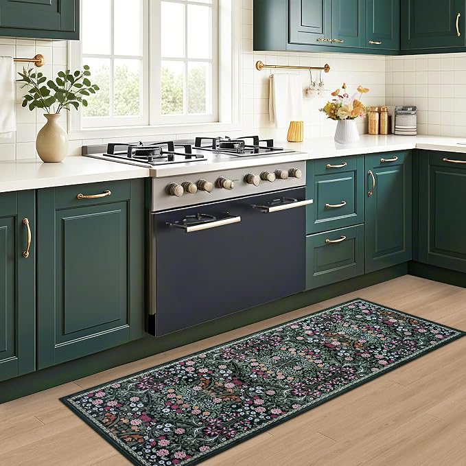Runner Rug for Entryway: 2x5 Kitchen Rugs Non Slip Washable Ultra-Thin Soft - Image 5