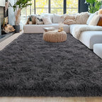 5x7 Fluffy Fuzzy Area Rug for Living Room Bedroom, Ultra Soft Rugs for Living by Awaytail