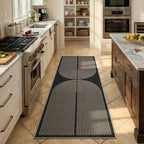 Lahome Enfys Modern Rainbow Hallway Runner Rug, 2x6 Washable Easy Jute Rugs - Image 6