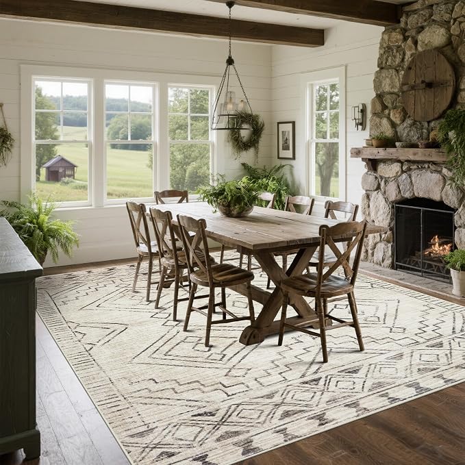 Srugn Washable Rugs 8x10 Area Rugs - Image 8