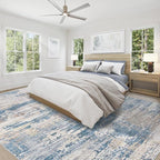 XLUEZ 9x12 Area Rug for Living Room, Washable Modern Abstract Large Area Rug - Image 4
