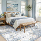 RELEANY Washable Area Rugs 6'x9' Non-Slip Modern Abstract Soft - Image 3