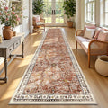 Yamaziot Washable Runner Rug 2x10 – Non Slip Boho Floral Hallway Runner Rug by Yamaziot