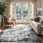 4x6 Ft Area Rugs for Living Room, Soft Non-Slip Washable Rugs Modern Abstract by Cuzwlovita