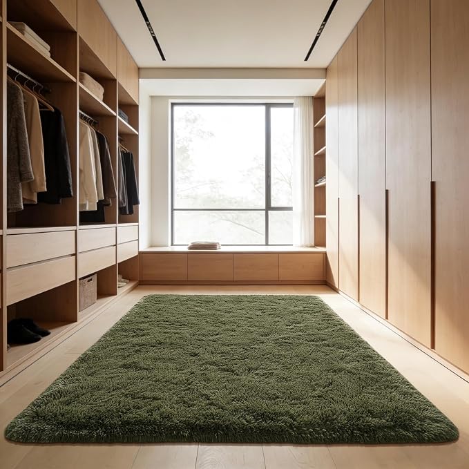 Andecor Soft Fluffy Bedroom Rugs, 4 x 6 Feet Indoor Shaggy Plush Area Rug - Image 6