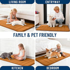 OLANLY Memory Foam Long Bathroom Rugs Runner 59x20, Super Soft Absorbent Bath - Image 9
