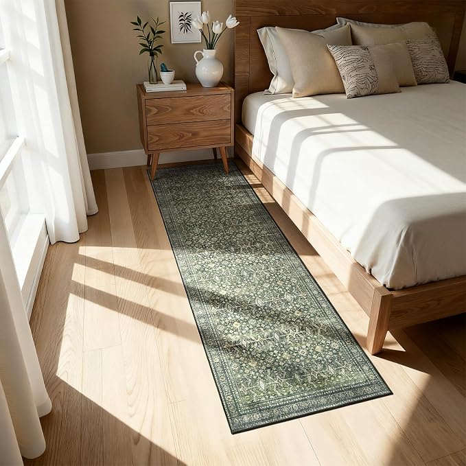 Lofus 2'6"x8' Area Rug for Hallways, Low Pile Soft Carpet Runner for Kitchen - Image 4