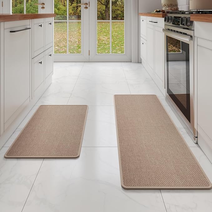 YDKGL Kitchen mats for Floor Water and Oil Absorbent Runner Rugs for Kitchen by YDKGL