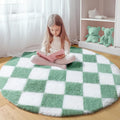 KICMOR Round Rugs 5ft for Bedroom Living Room, Fluffy Soft Circle Area Rug by KICMOR