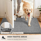 PURRUGS Easy Care Area Rug 4.5ft x 7ft, Non-Slip Washable Entryway Rug - Image 6