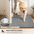 PURRUGS Dirt Trapping Door Mat 20" x 31.5", Non-Slip Machine Washable Entryway - Image 6