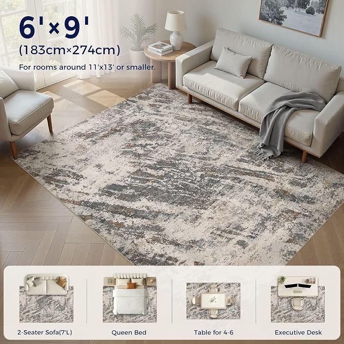 DMOYEST Area Rug Living Room Rugs - Image 7