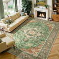 Lessymo Washable Area Rug for Living Room, 8x10 Large Rugs by Lessymo