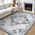 Rugflix 6x9 Area Rug for Living Room, Machine Washable Area Rugs by RugflixAreaRugs