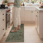GENIMO Kitchen Rugs Non Slip Washable, Cushioned Standing Mat, Kitchen Runner - Image 5
