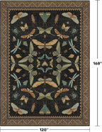Big Black Area Rug for Living Room - Image 2