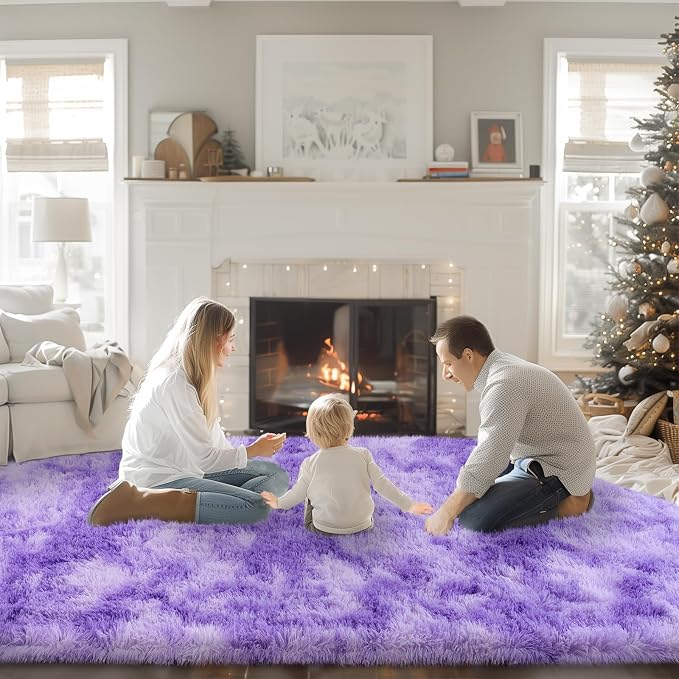 Mugorn 8x10 Area Rugs for Living Room, Large Fluffy Rugs for Bedroom, Soft - Image 4