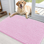 OLANLY Dog Door Mat for Muddy Paws 36x24, Ultra Absorbent Chenille Mud Doormat by OLANLY