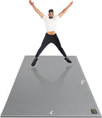GXMMAT Large Exercise Mat 6'x4'/6'x5'/6'x6', Thick Workout Mats by GXMMAT