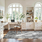 3x7 Grey Rug Runners for Hallways Kitchen Runner Rug Non Slip Washable Black - Image 5