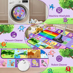 ABC Rugs for Kids Playroom 5 x 7 Feet, Alphabet Rug Educational Learning Play - Image 2