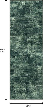 IOHOUZE Abstract Runner Rug 2x6 Ft Washable Runners - Image 2