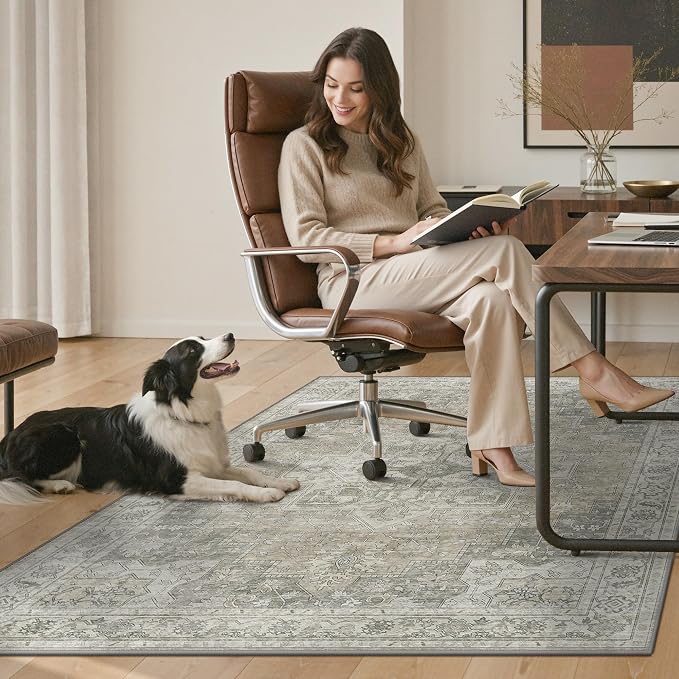 48"x60" Office Chair Mat for Hardwood Tile Floor, Under Desk Carpet Protector - Image 7