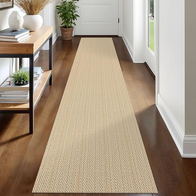 IOHOUZE Washable Runner Rug 2x12 Non Slip Rubber Backed Extra Long Hallway by iOhouze
