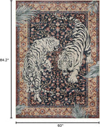 Moynesa Tiger Washable Area Rugs - Image 2
